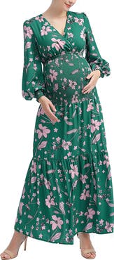 Kimi & Kai Caroline Maternity Maxi Dress