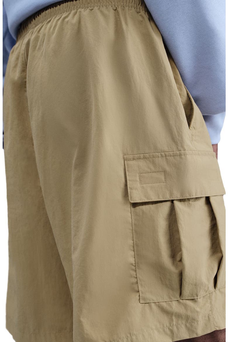 Club Utility Shorts, Alternate, color, PARACHUTE BEIGE/ WHITE