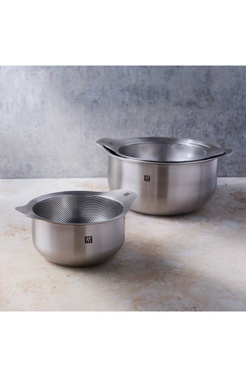 Zwilling Prep 6-piece Bowl & Strainer Set In Silver