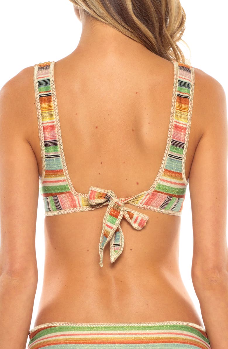 Becca West Village Triangle Bikini Top, Alternate, color, 