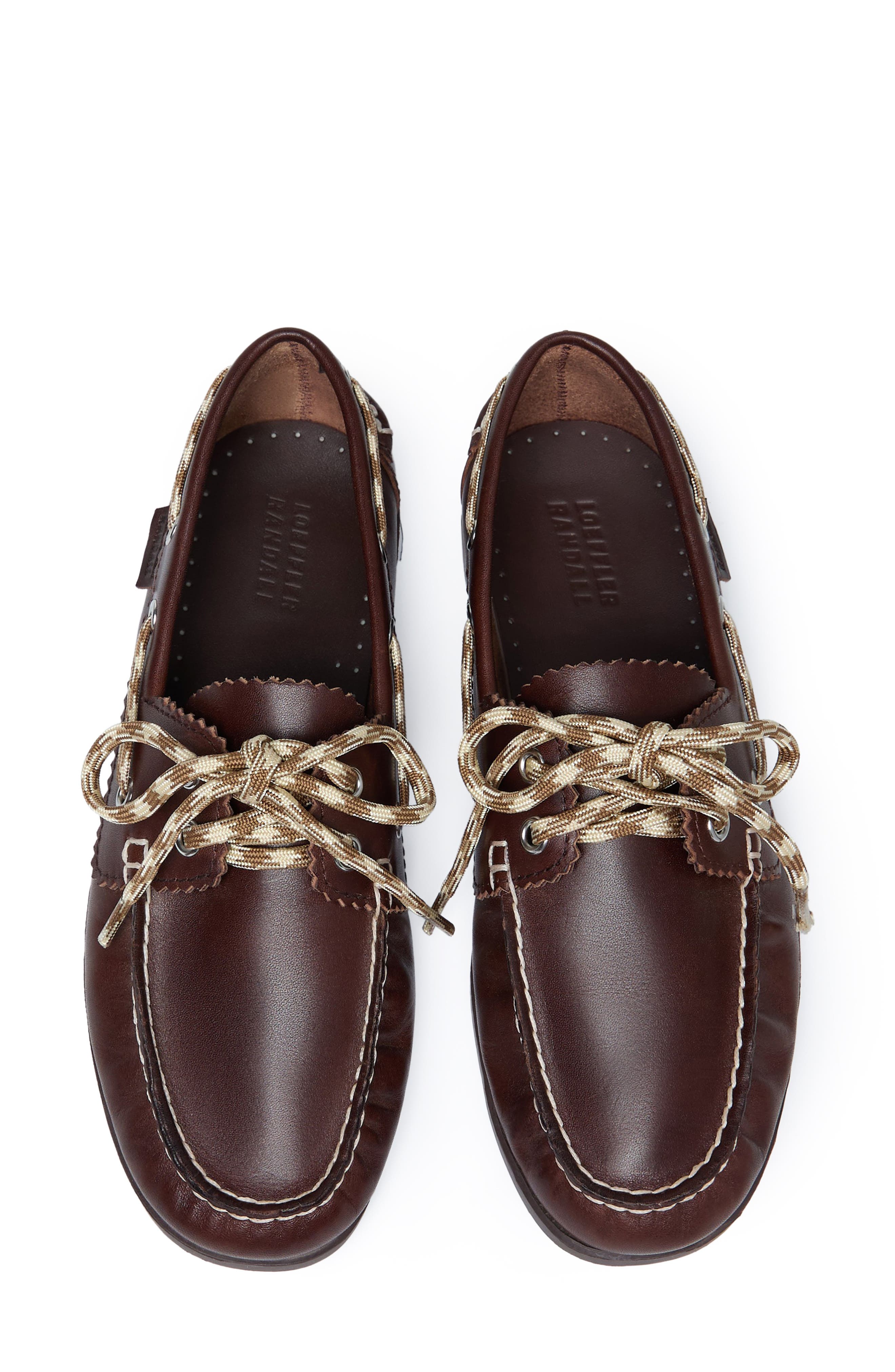 Loeffler Randall Franco Boat Shoe, Alternate, color, Espresso/ Brown/ Butter