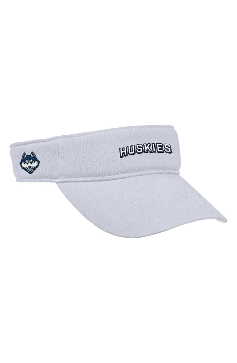 Nike Men's Nike White UConn Huskies 2025 On-Field Ace Performance Adjustable Visor, Alternate, color, White