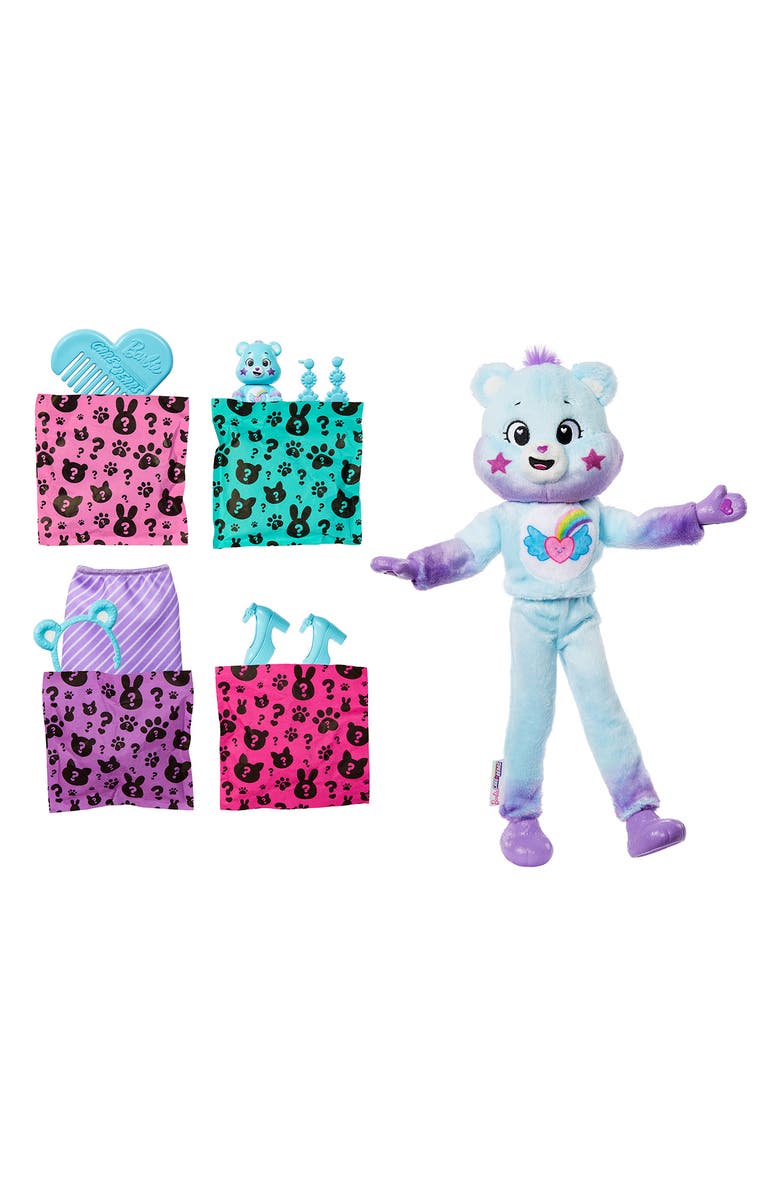 Barbie Care Bears Cutie Reveal<sup>™</sup> Dream Bright Bear Doll with 10 Surprises, Alternate, color,
