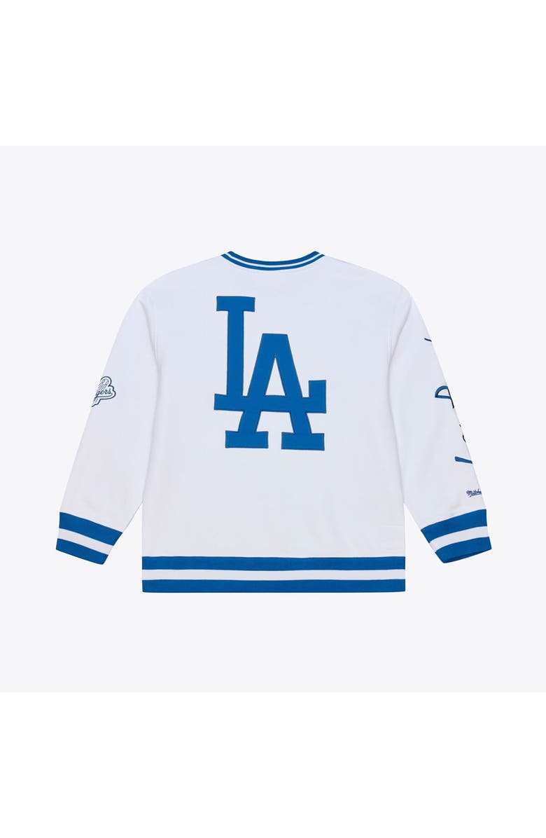 Mitchell & Ness Men's Mitchell & Ness  White Los Angeles Dodgers Arctic Fleece Sweatshirt, Alternate, color, White