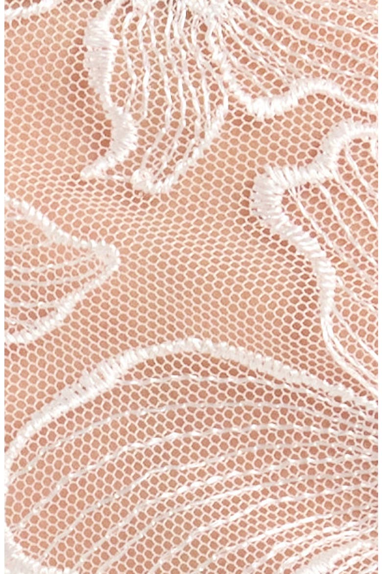 Lauren Embroidered Mesh Garter Belt, Alternate, color, SNOW WHITE