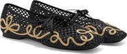 VIVAIA Margot Square-Toe Mesh Flats
