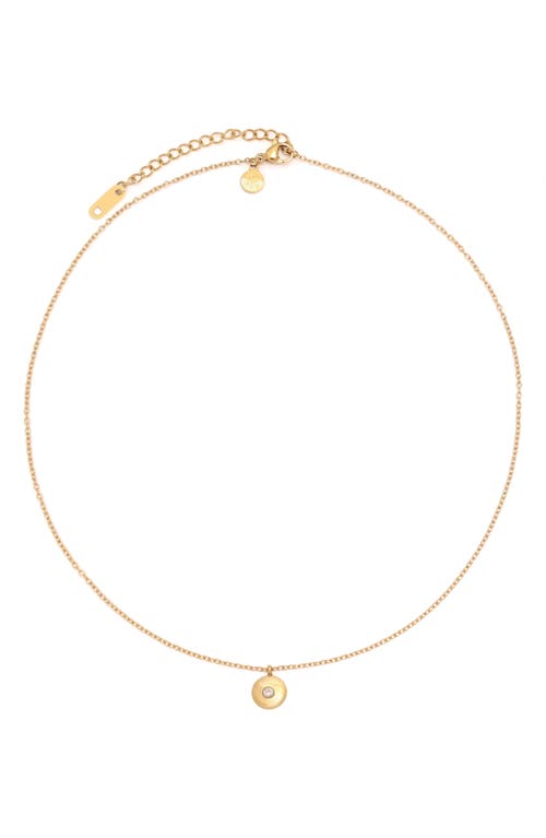 Petit Moments Birthstone Disc Pendant Necklace
