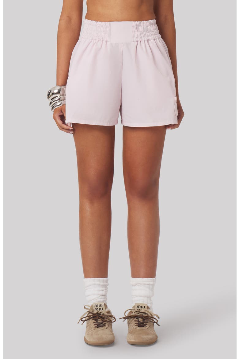 Casey Woven Shorts, Main, color, PETAL PINK