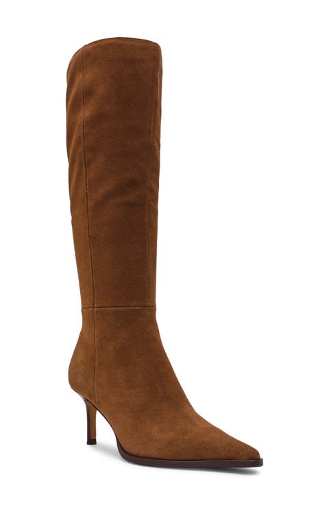 Lingo Pointed Toe Knee High Boot (Women)