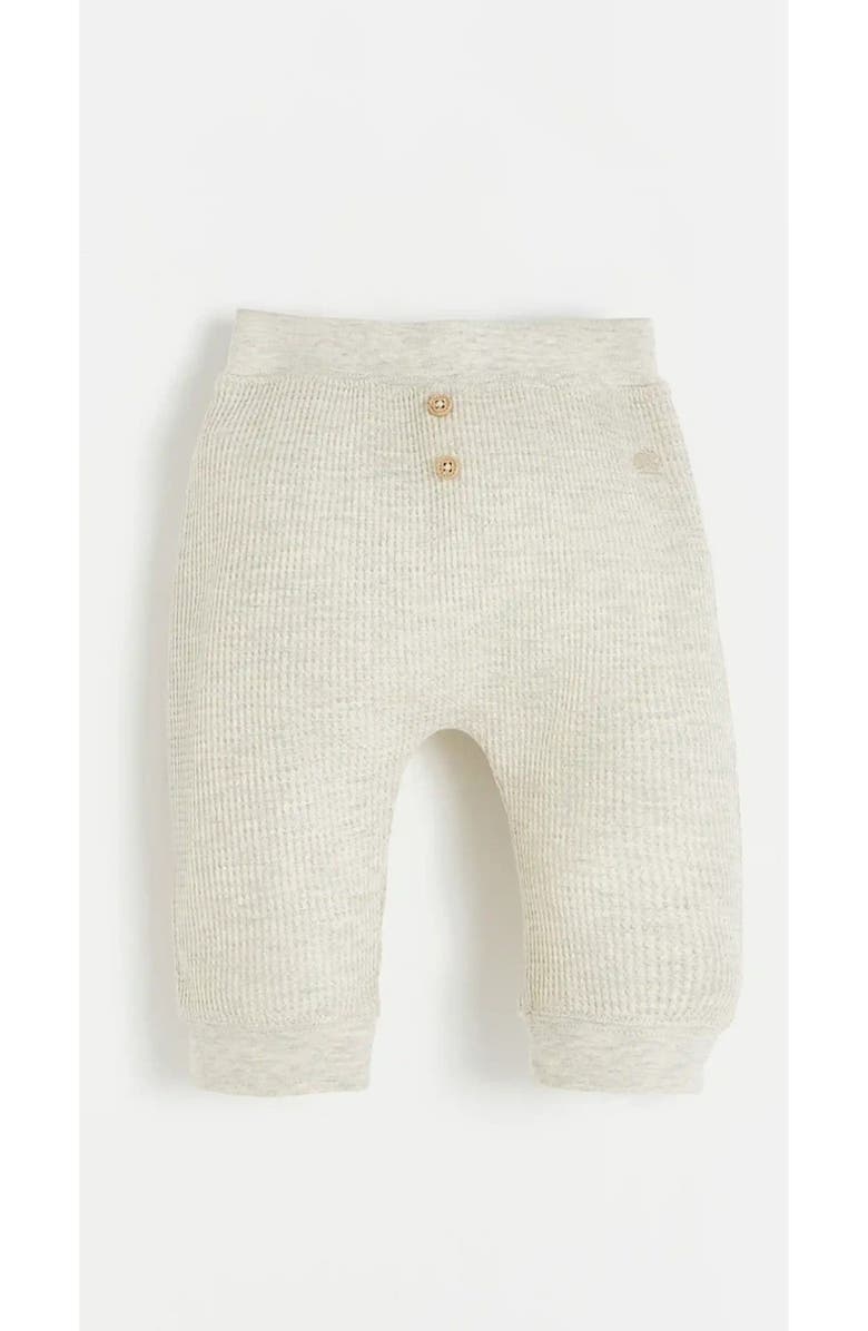 Babycottons Waffle Harem Pants for Infant, Main, color, Grey/Melange