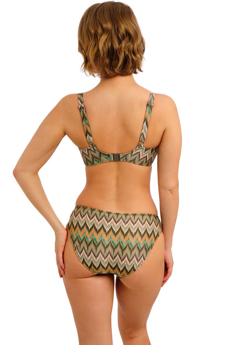 Freya Arizona Wave Underwire Plunge Bikini Top, Alternate, color, 