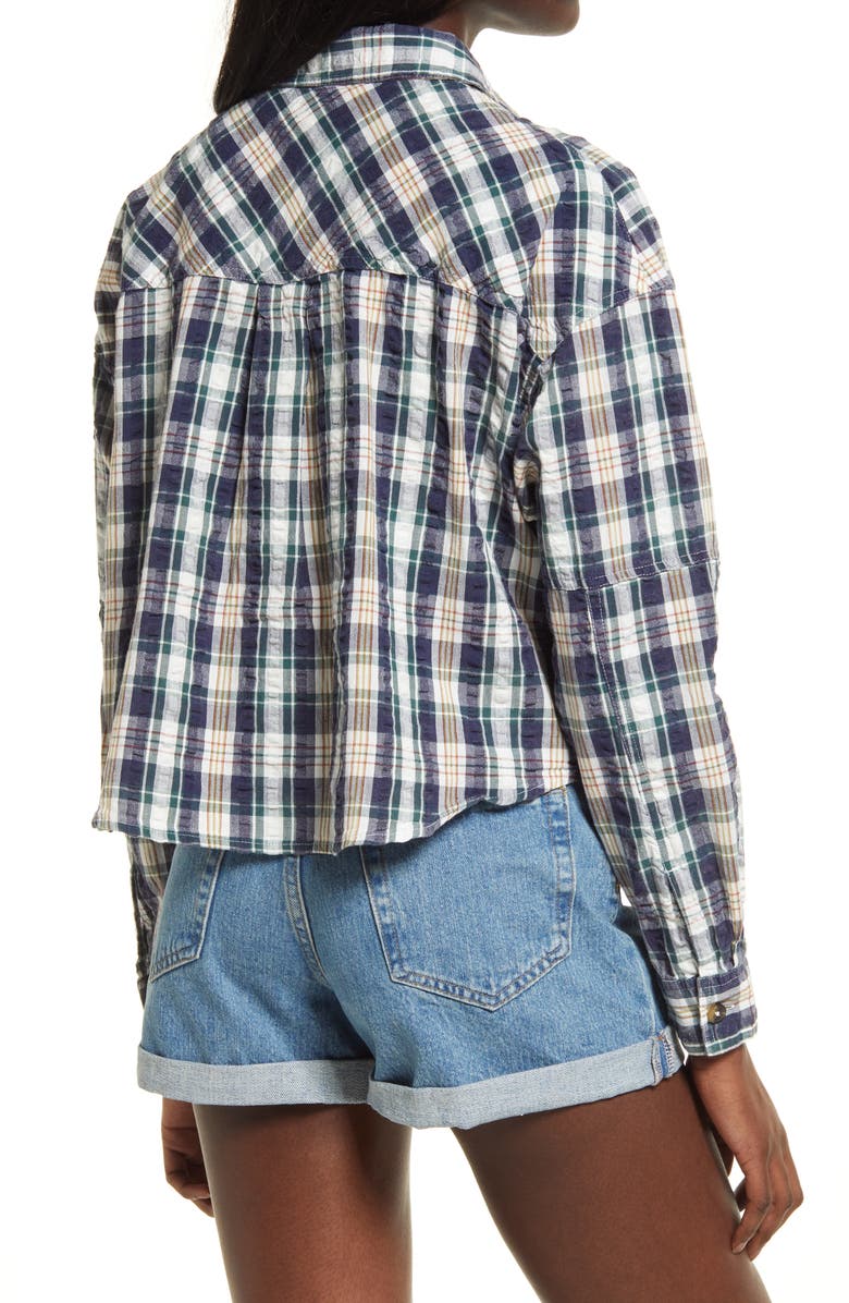 BDG Urban Outfitters Addison Check Button-Up Shirt, Alternate, color,