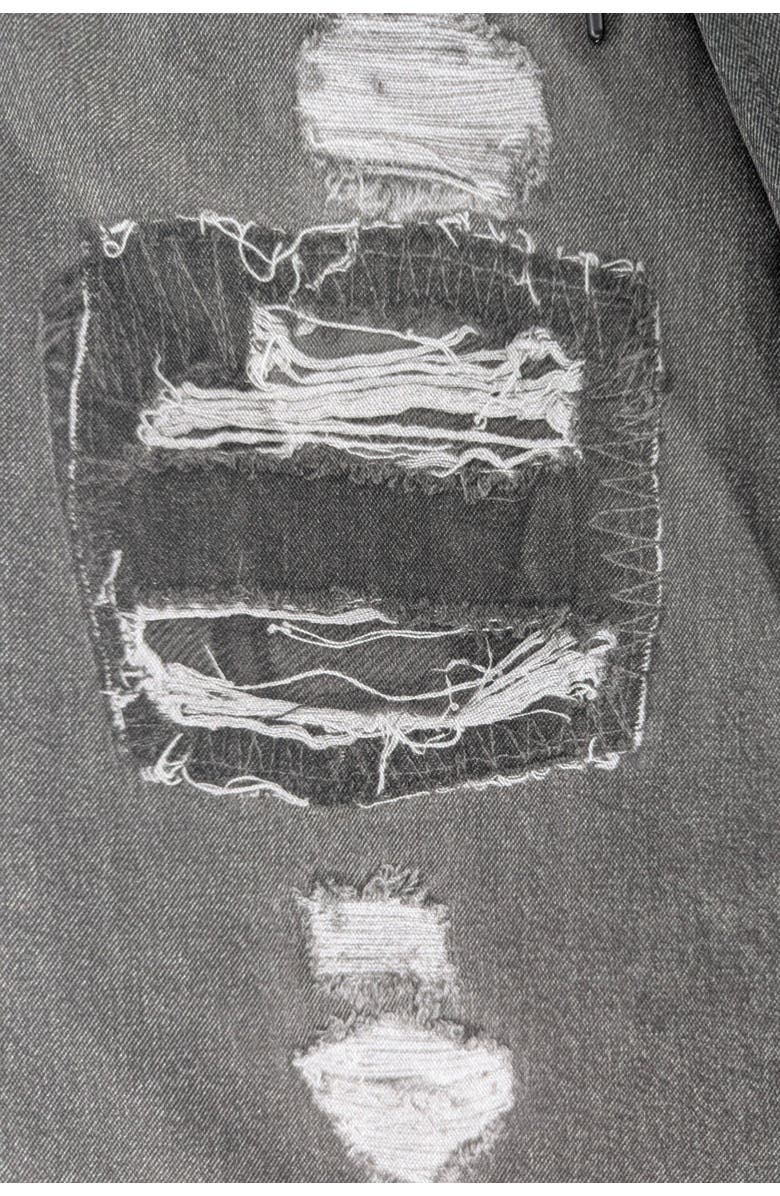 THE CELECT XTRA WIDE  PRINTED DENIM PANT, Alternate, color, Black