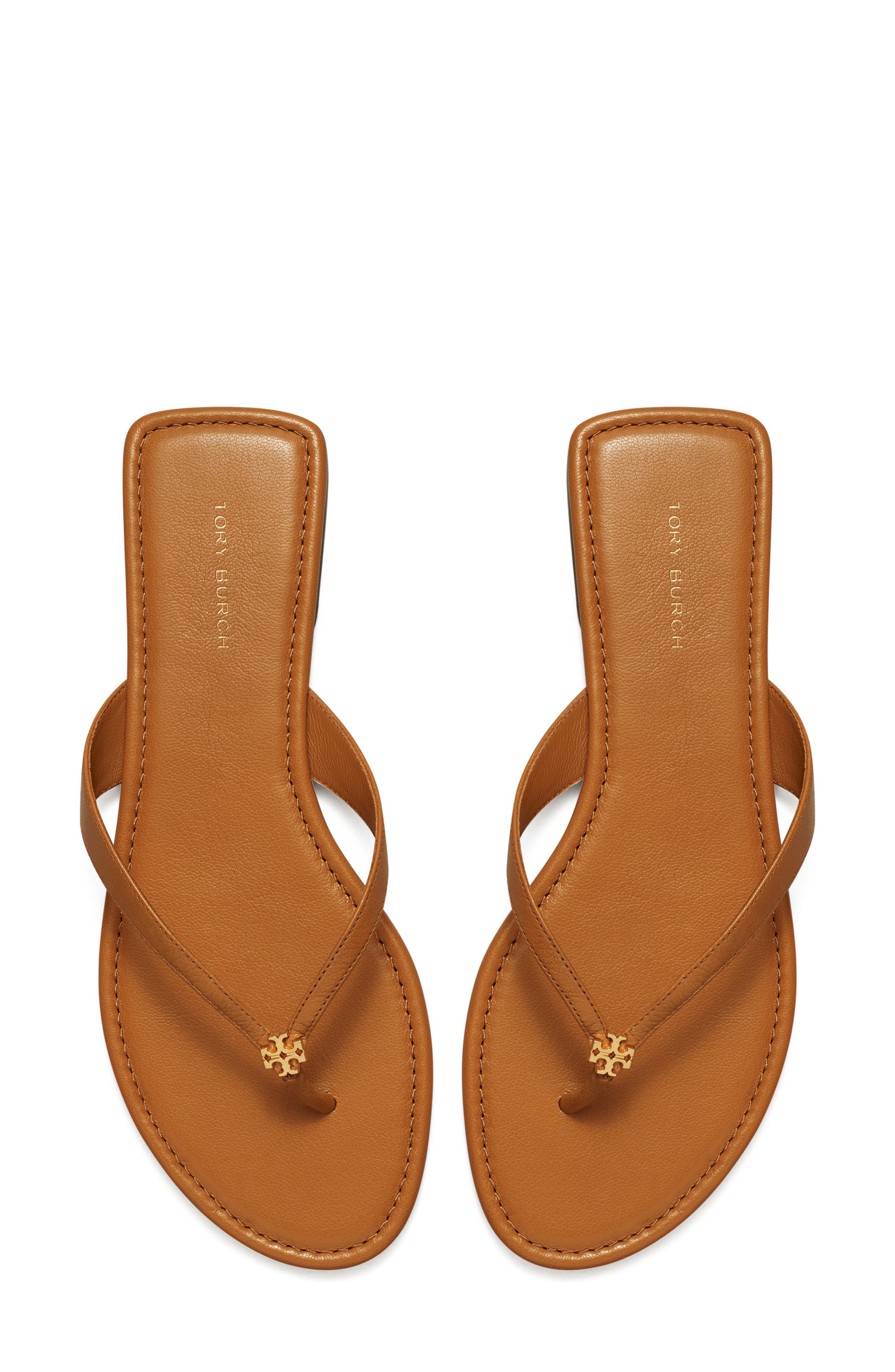 Tory Burch Classic Flip Flop, Alternate, color, Caramel Corn