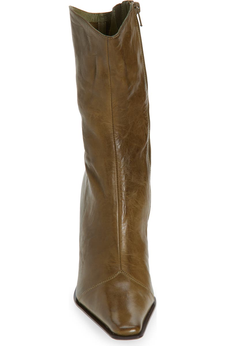 Jeffrey Campbell Be Bold Bootie, Alternate, color, Olive Distressed