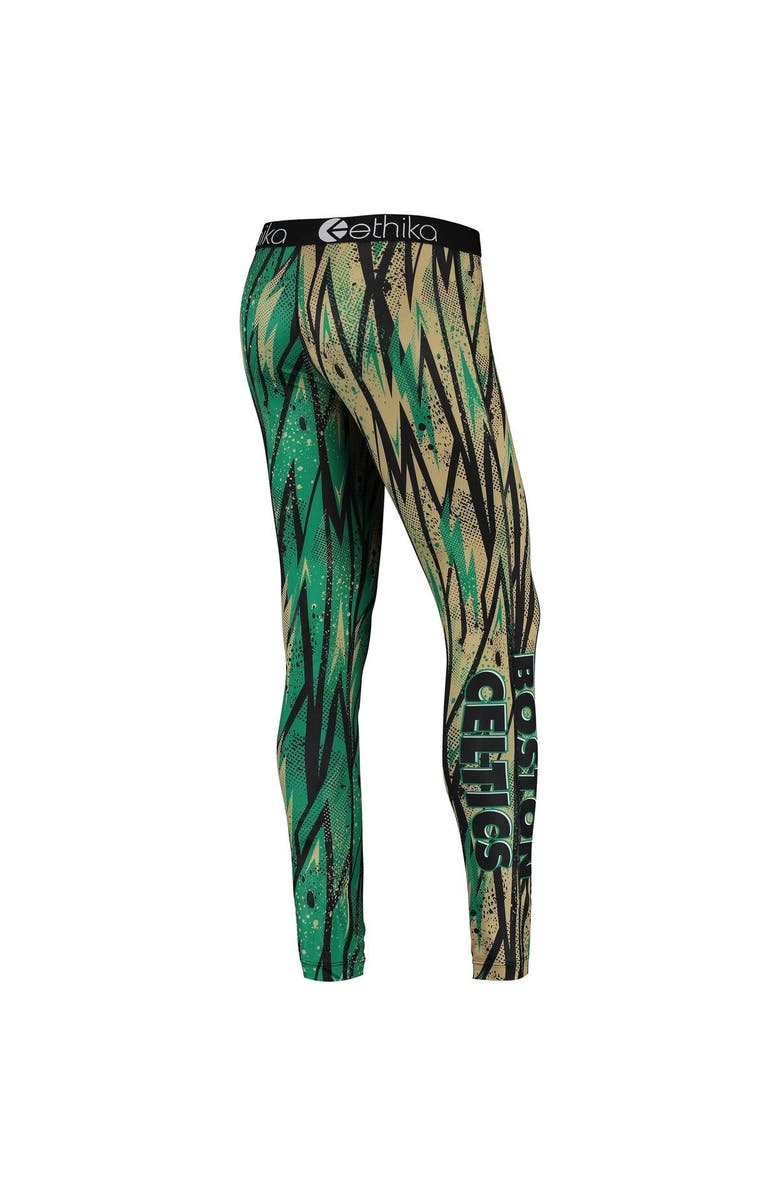 Ethika Women's Ethika Kelly Green/Gold Boston Celtics Classic Leggings, Alternate, color, 