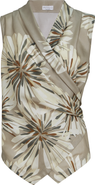 Brunello Cucinelli Bloom print pongee vest