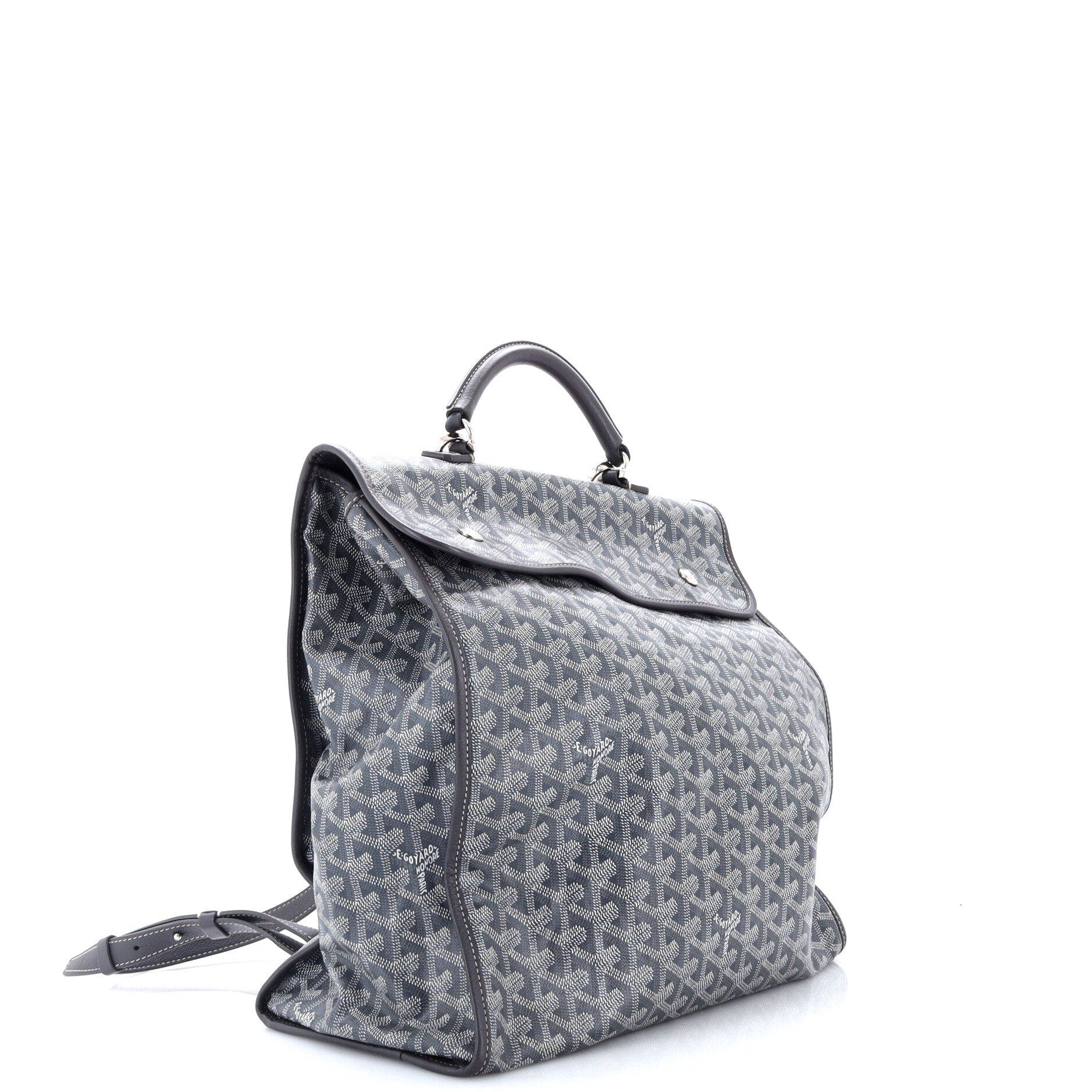 Saint Leger Briefcase Backpack Coated Canvas, Alternate, color, Grey