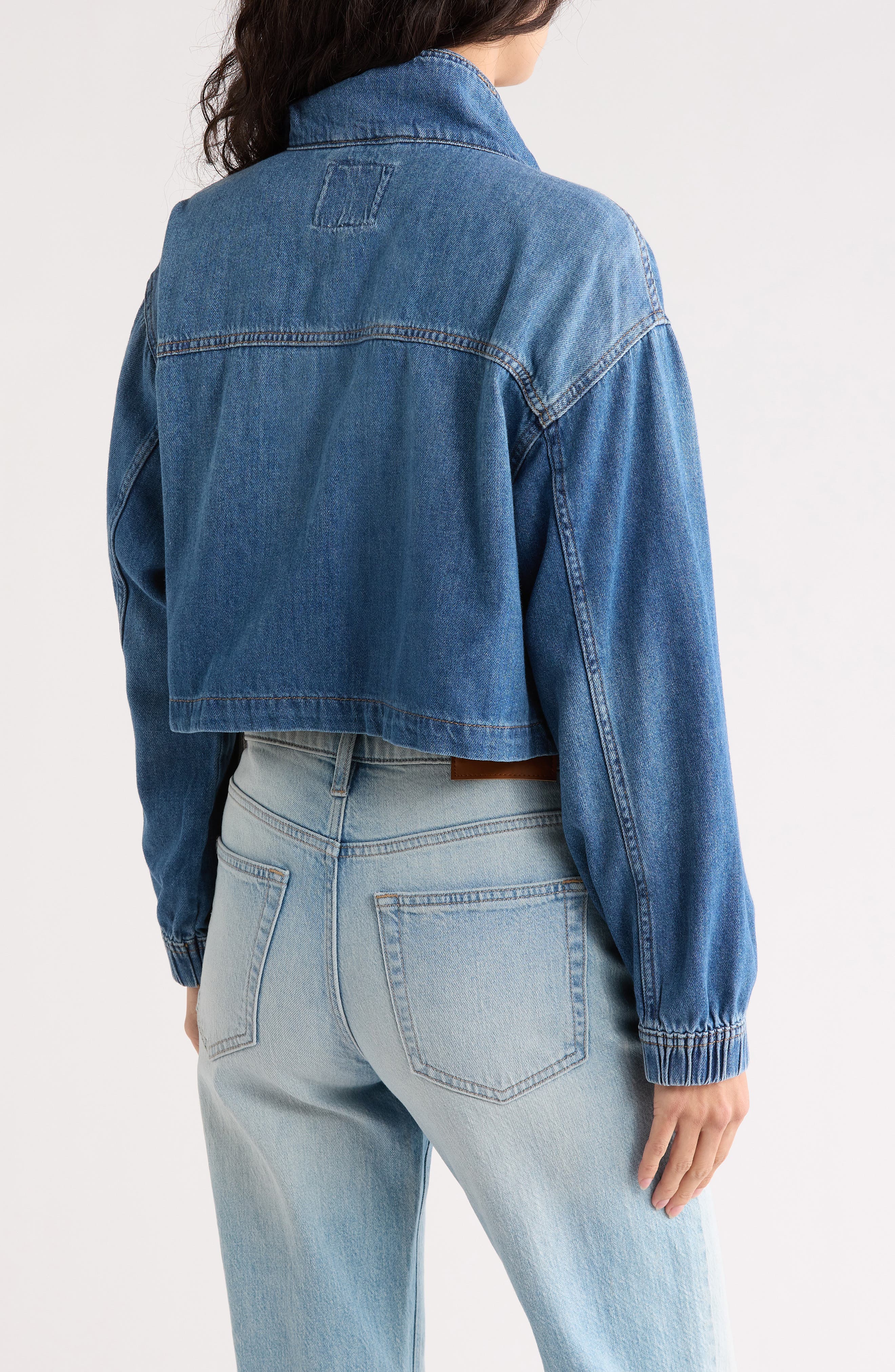 Denim Utility Jacket - image 2