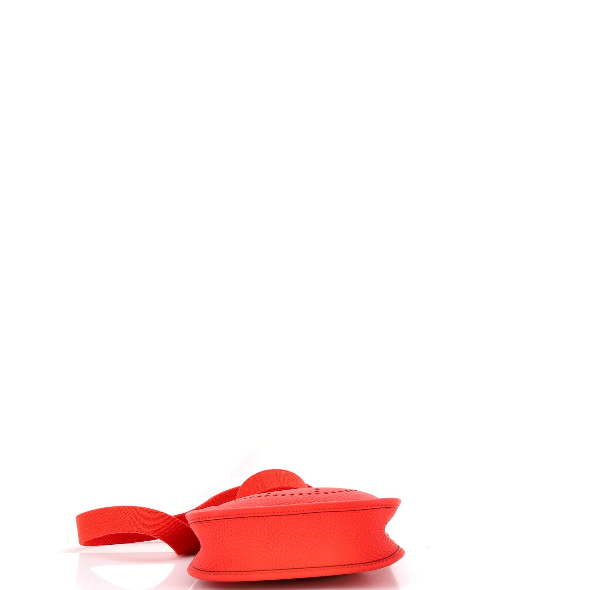 Pre-Owned Hermes Evelyne Bag Gen III Clemence TPM, Alternate, color, Rouge Tomate