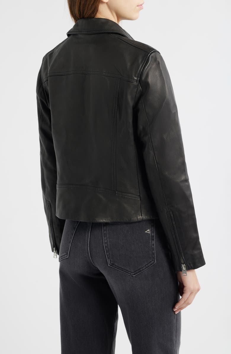 AllSaints Dalby Leather Biker Jacket, Alternate, color,