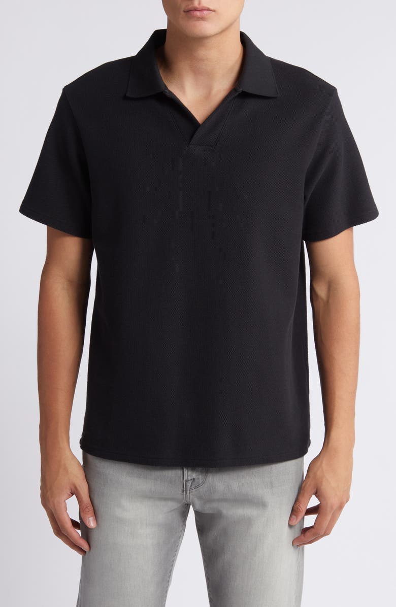 FRAME Jacquard Polo, Main, color, Black
