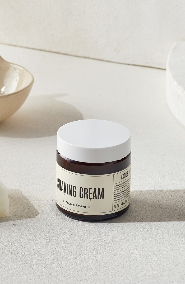 MAAPILIM Shaving Cream with Bergamot & Vetiver, Alternate, color,
