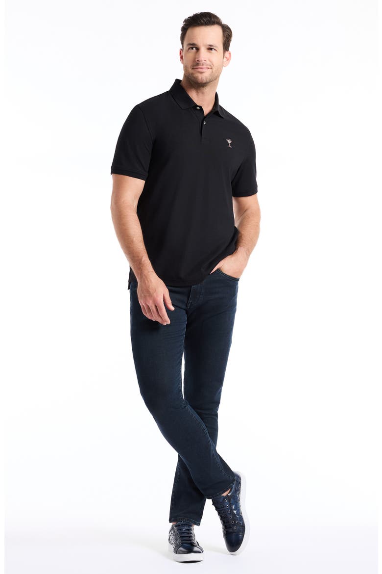 Belvar Knit Polo, Alternate, color, BLACK