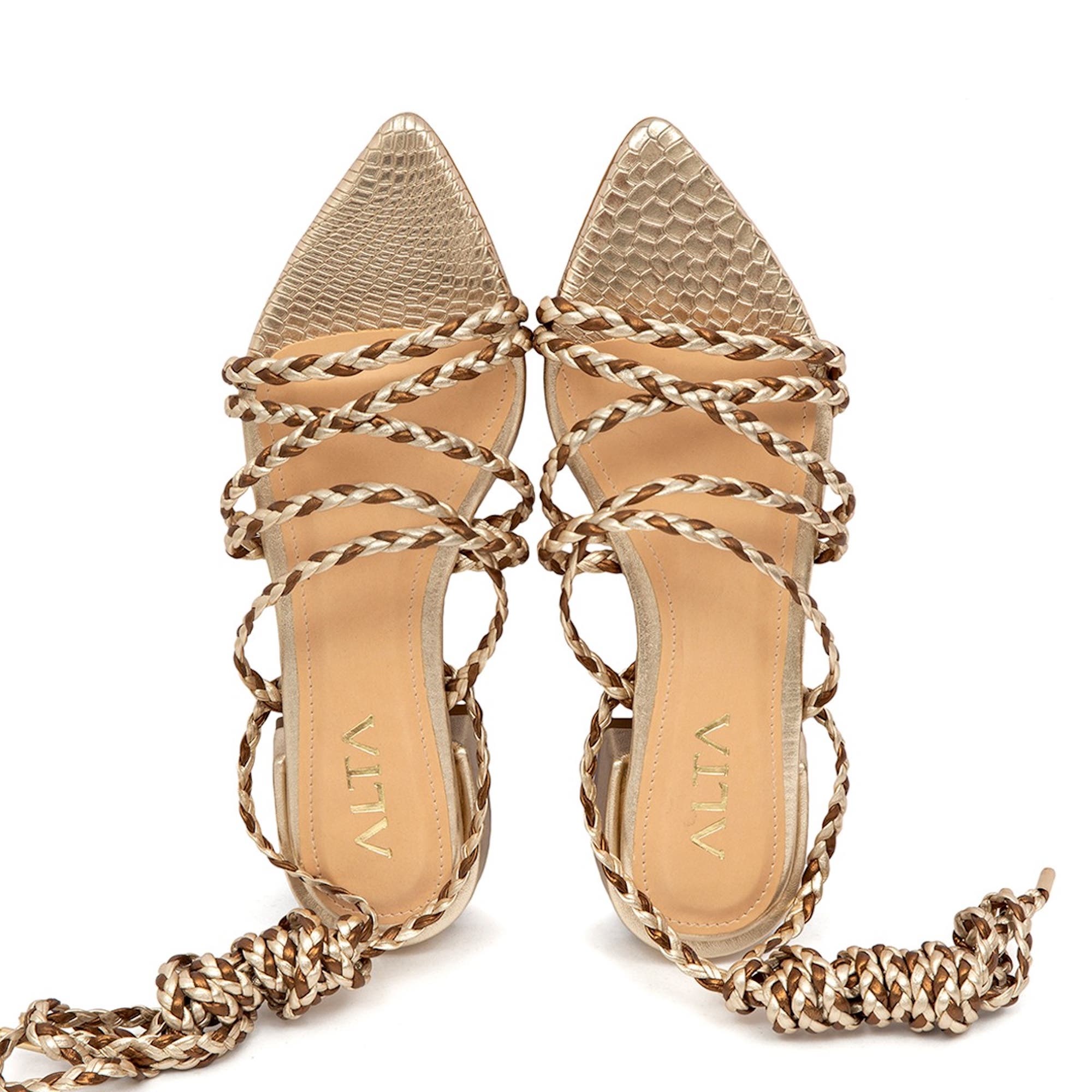 ALTA Trianna Sandals, Alternate, color, Gold