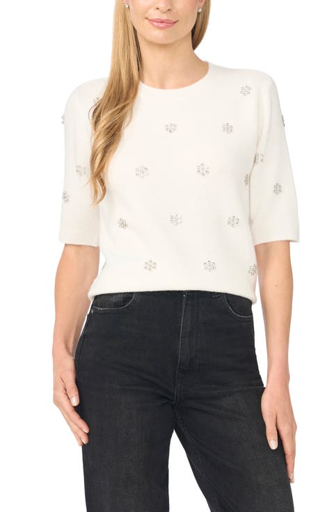 Jewel Elbow Sleeve Sweater