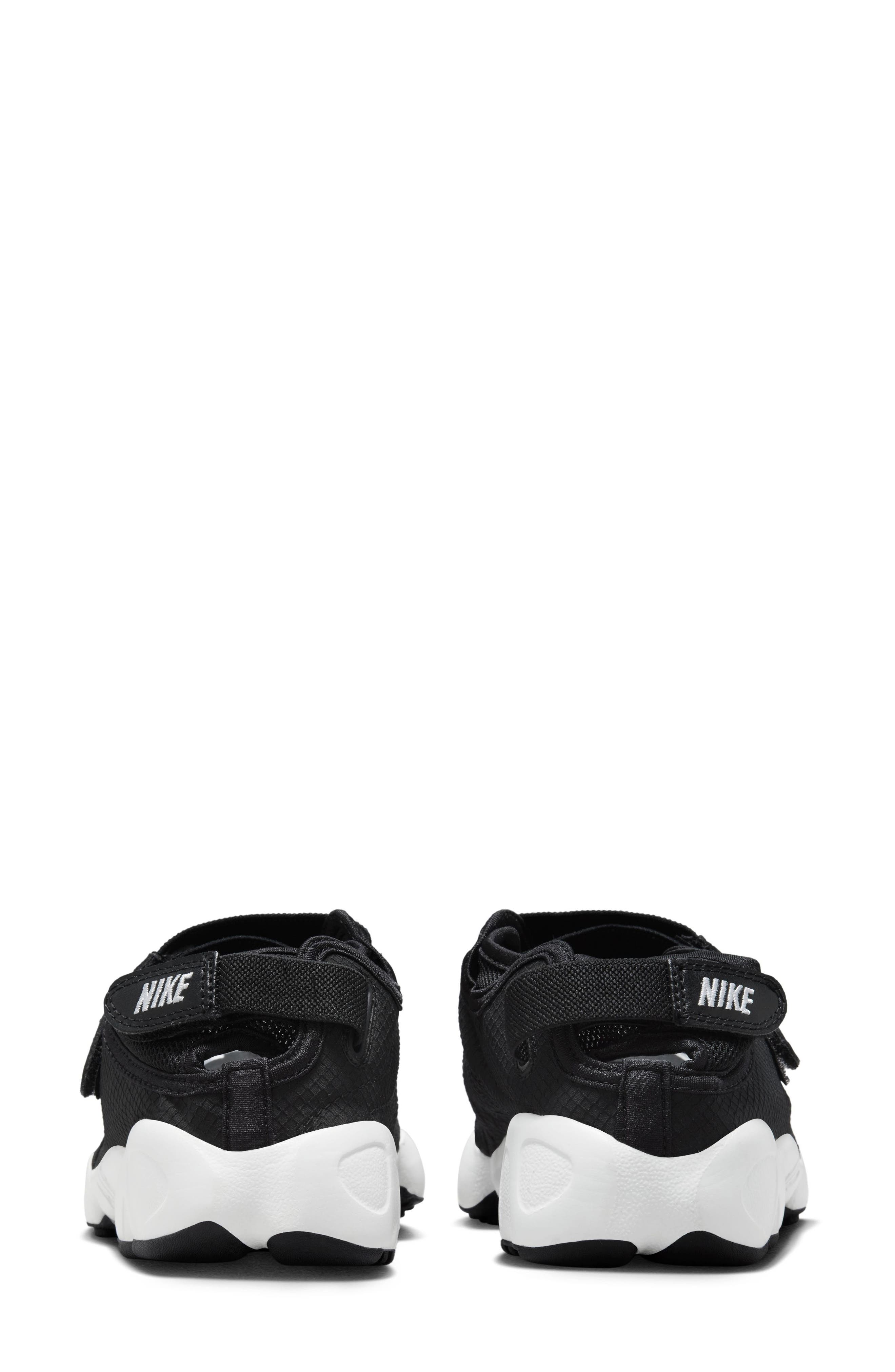 Air Rift Breathe Sneaker, Alternate, color, BLACK/ WHITE