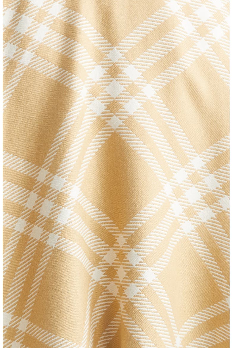 Lightweight Tribar Check Wool, Silk & Cashmere Cape, Alternate, color, SAND/ ECRU