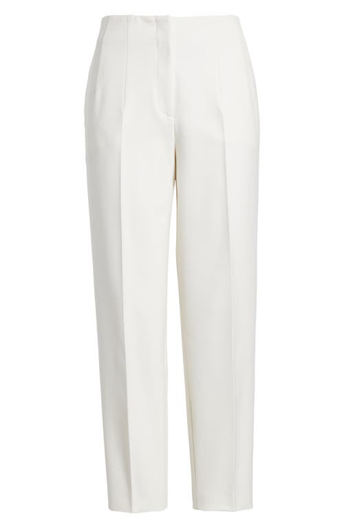 Hugo Boss Boss Tetisa Slim Fit Pants In Soft Cream