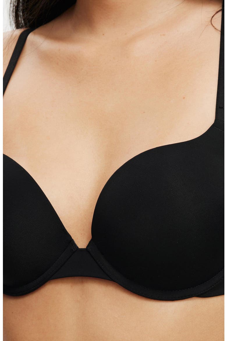 Women's Ultimate Comfort Push Up2 T-Shirt Bra, Alternate, color, Black