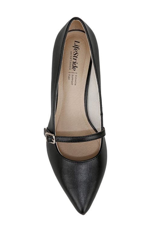 LIFESTRIDE LIFESTRIDE MADELYN MARY JANE POINTED TOE KITTEN HEEL PUMP