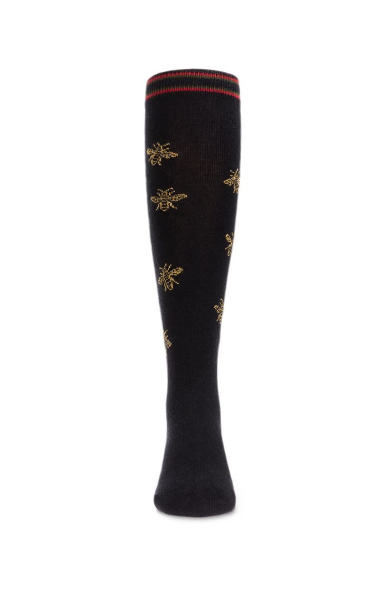 MeMoi Striped Bee Knee High Sock, Alternate, color, 