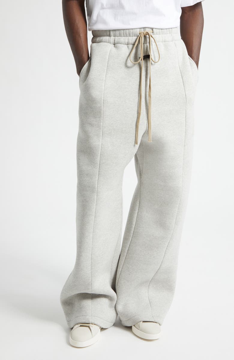 Fear of God Wide Leg Sweatpants, Main, color, Melange Grey Melange Grey