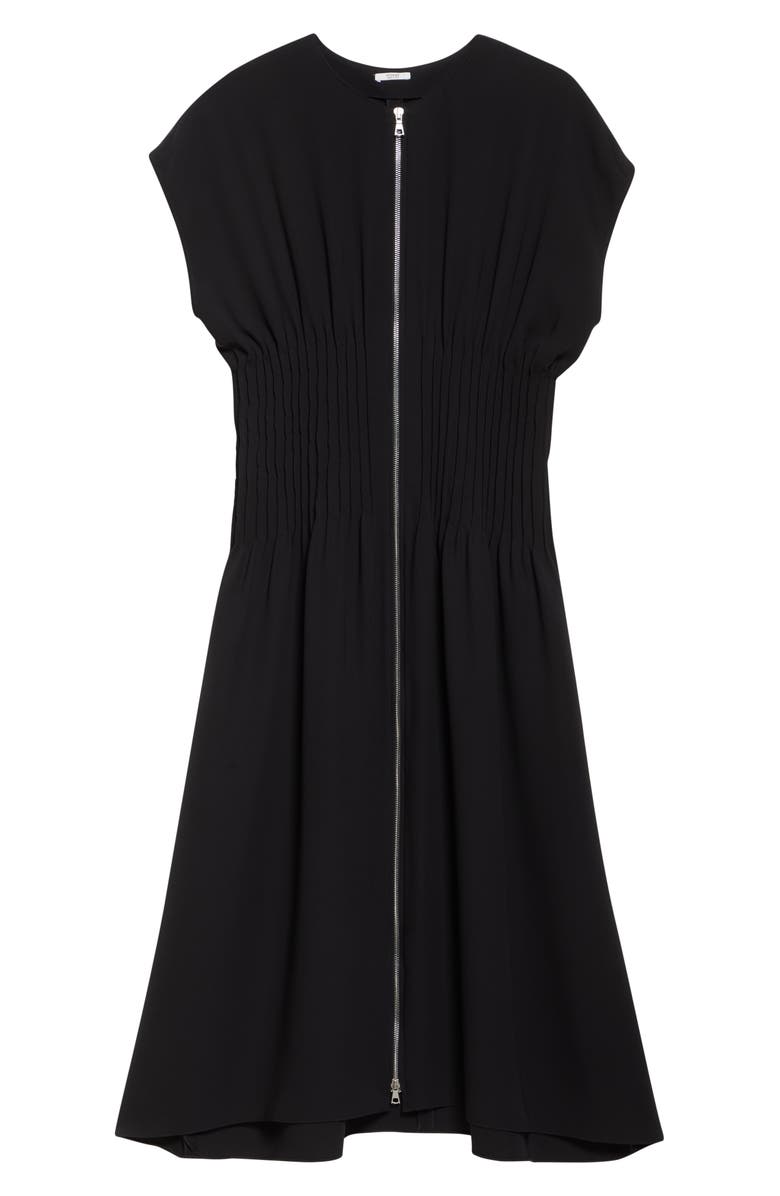 FFORME Arlo Pintuck Silk Cady Dress, Alternate, color, Black