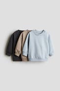 H&M 3-pack Cotton Sweatshirts