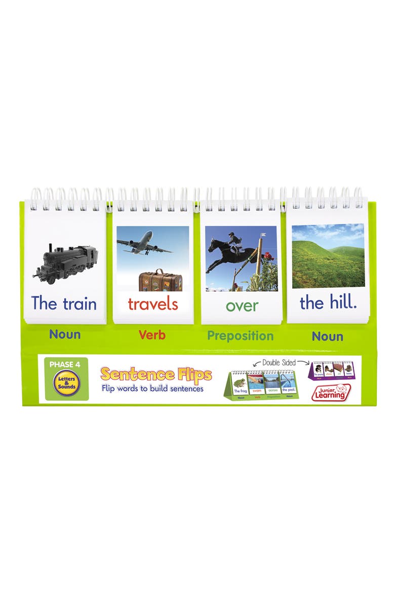 Junior Learning Sentence Flips Doublesided Flip Stand, Alternate, color, Multicolored