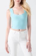 GUESS Karmen Mirage Sleeveless Crop Top