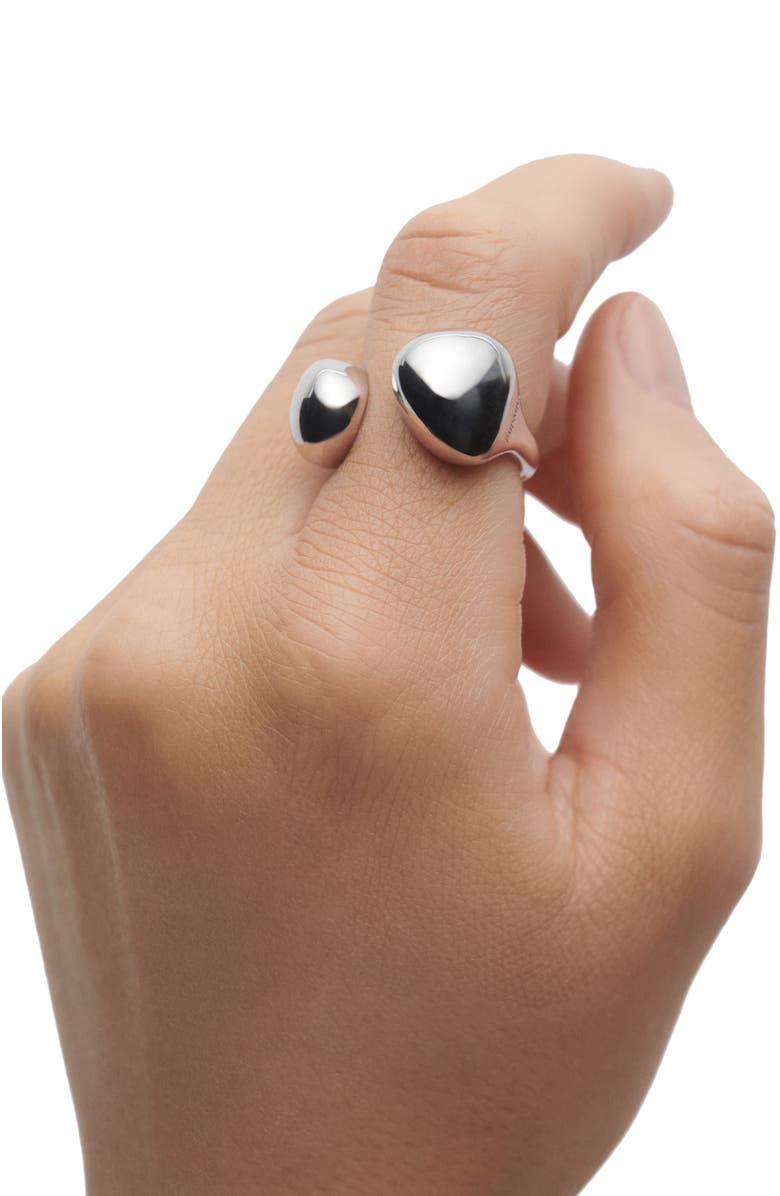 PDPAOLA Gravity Ring, Alternate, color, Silver
