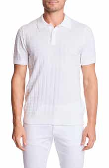 PAISLEY & GRAY Zigzag Knit Polo