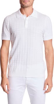 PAISLEY & GRAY Zigzag Knit Polo