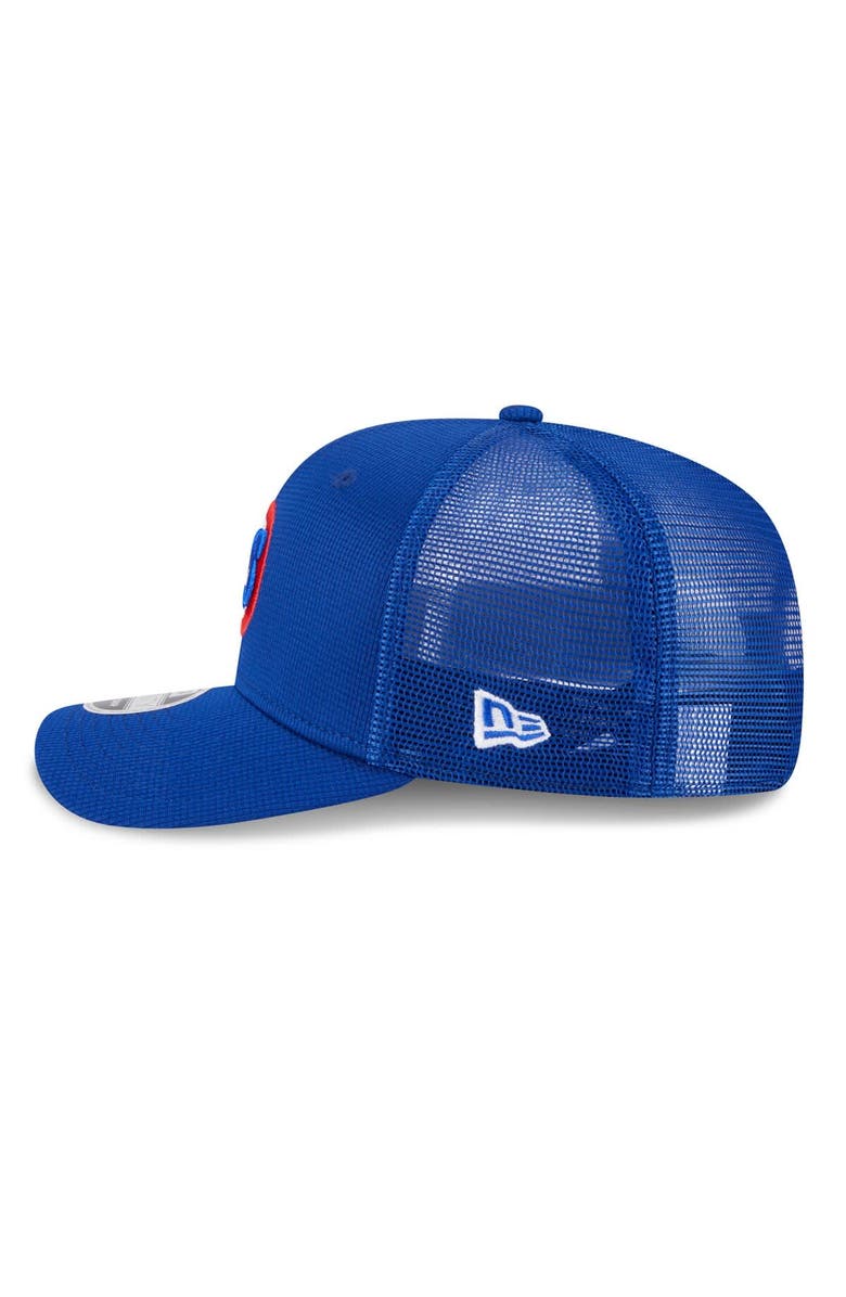 New Era Men's New Era  Royal Chicago Cubs 2025 Batting Practice 9SEVENTY Stretch-Snap Trucker Hat, Alternate, color, 