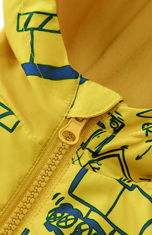 Rokka&rolla Toddler Lightweight Fleece Lined Jacket In Yellow