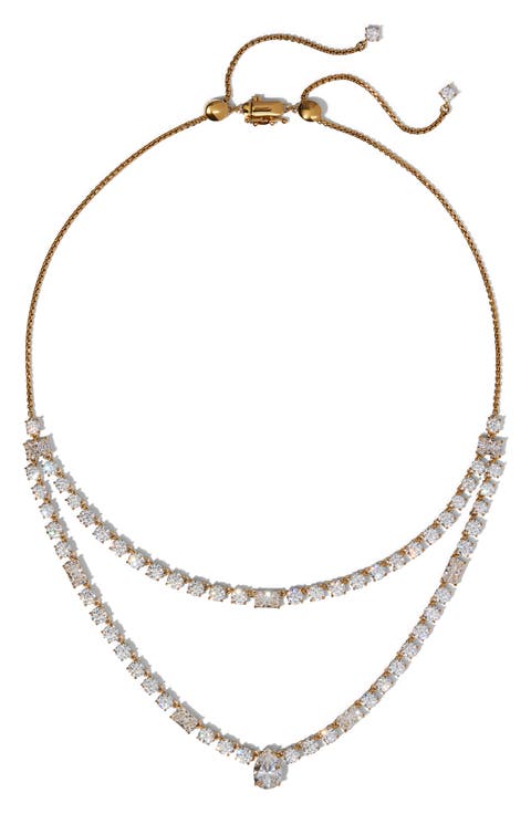 Everleigh Cubic Zirconia Collar Necklace