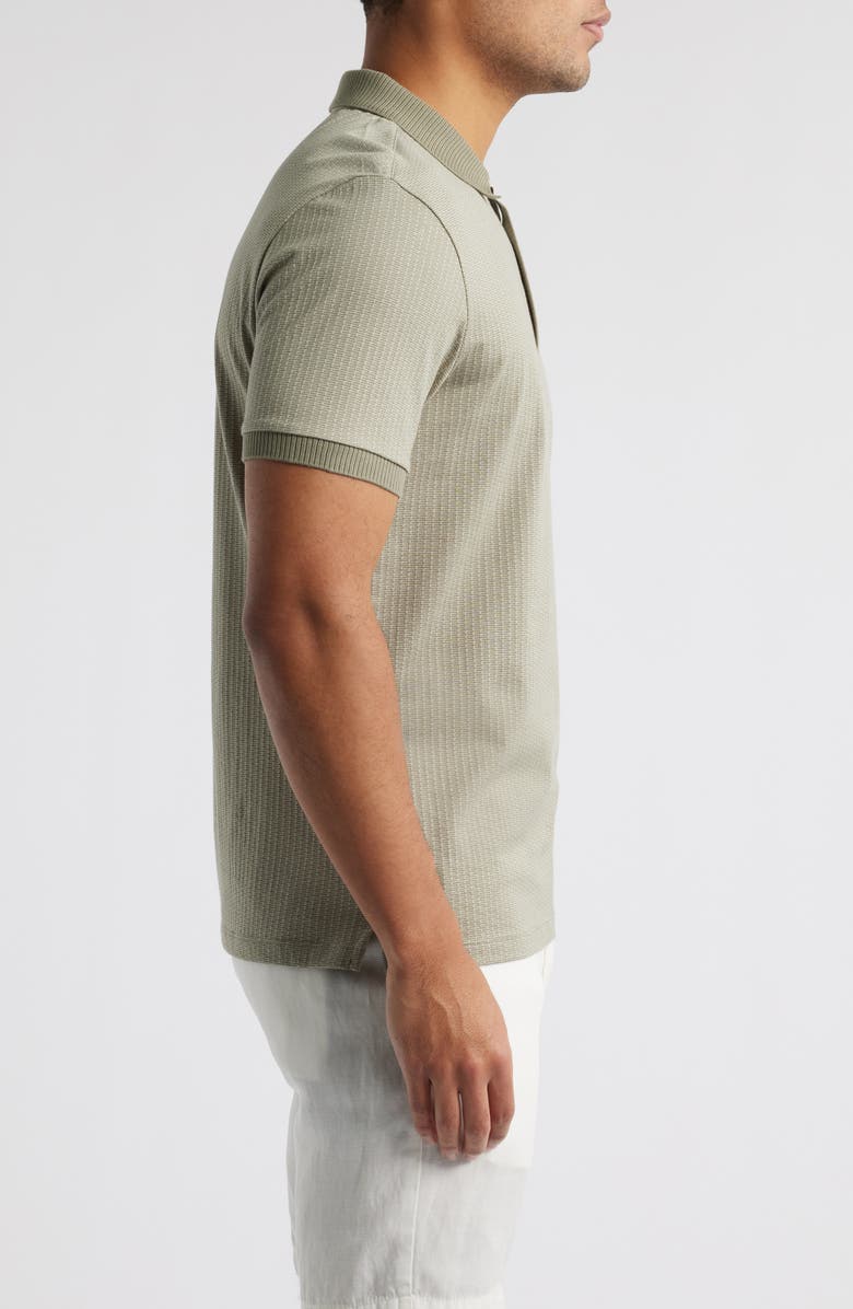 Robert Barakett Whistler Half Zip Polo, Alternate, color, Pastel Olive