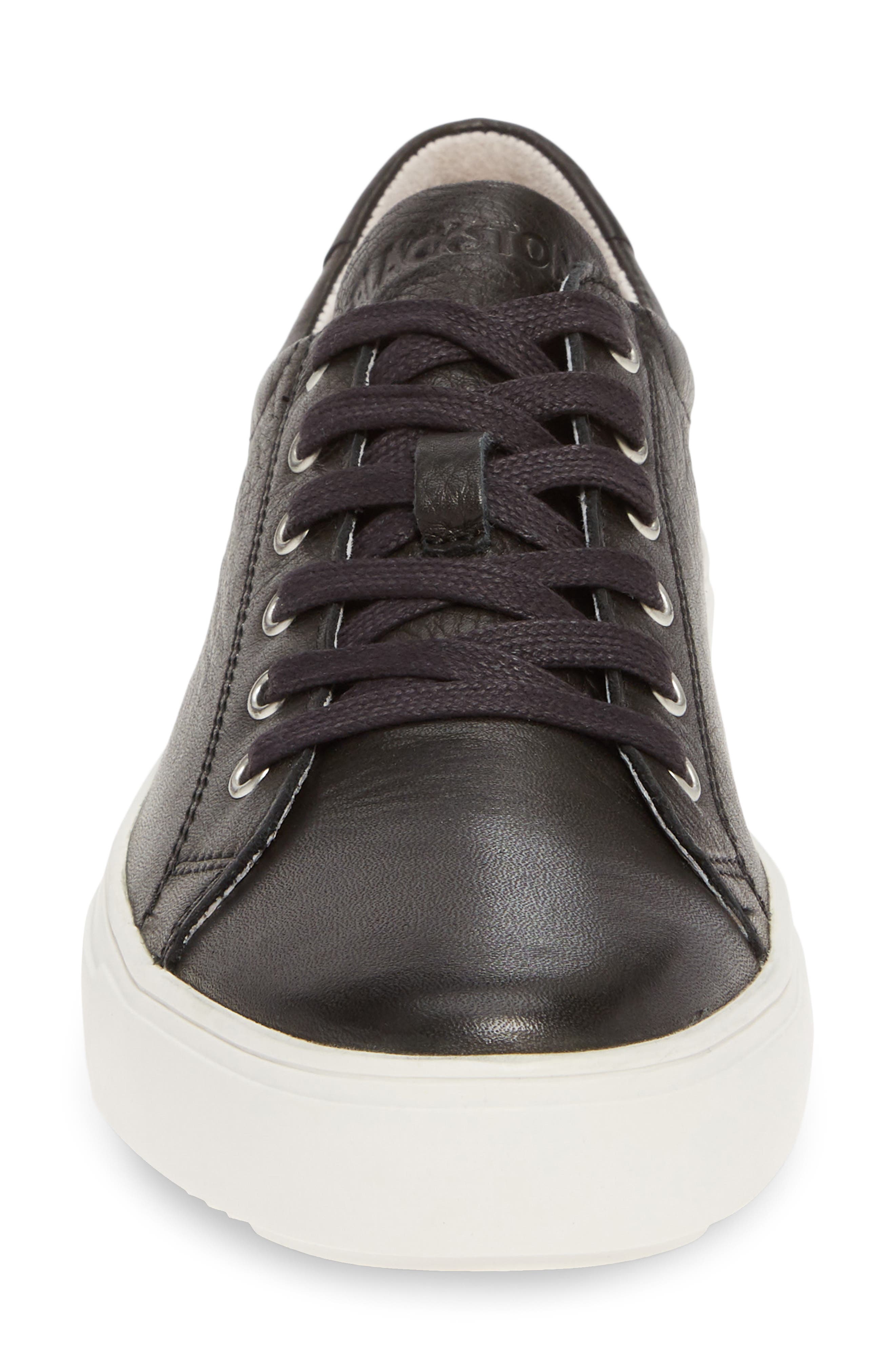 PL71 Low Top Sneaker, Alternate, color, BLACK LEATHER