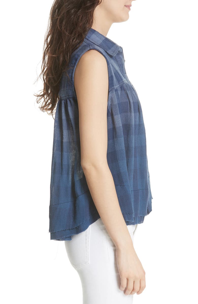 Free People Hey There Sunrise Button Front Shirt, Alternate, color, 